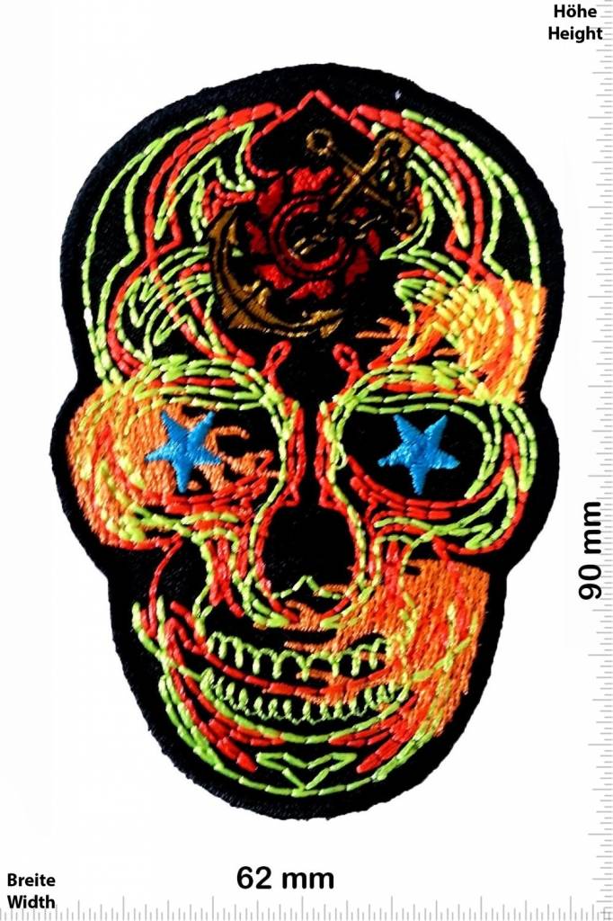 Totenkopf Skull - neon - Totenkopf