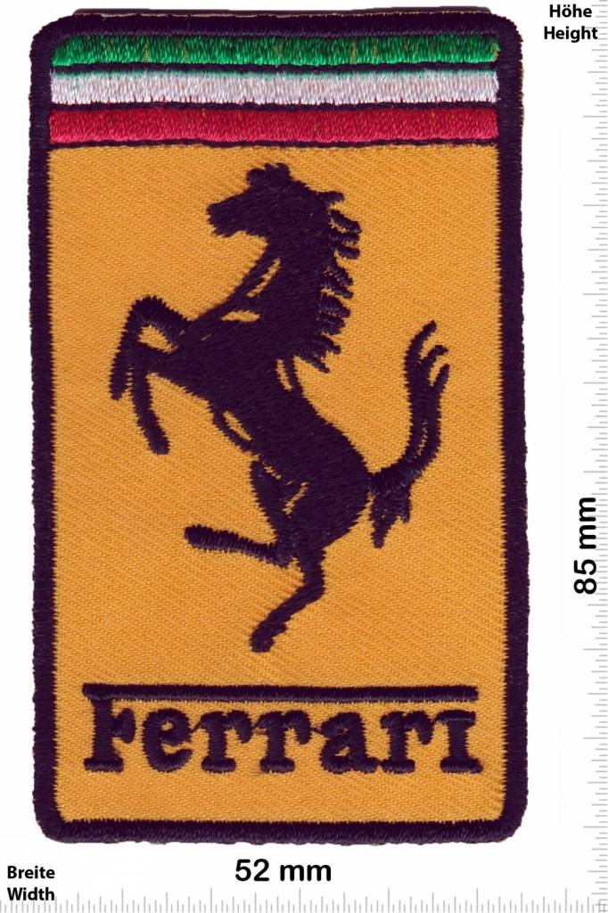 Autocollant Logo Ferrari Autocollants rectangulaires Emblème