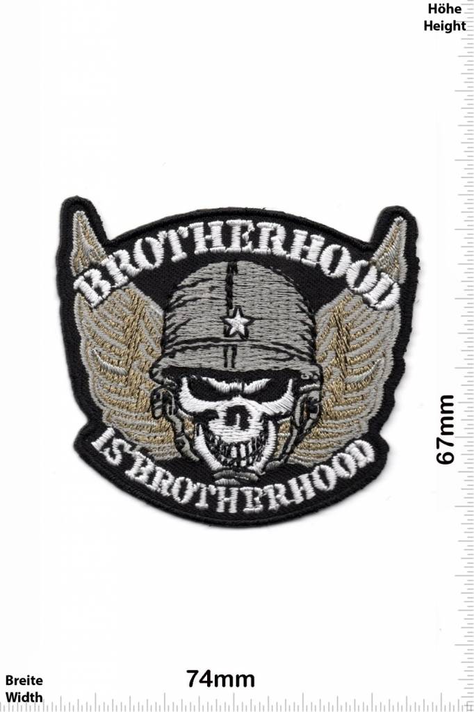 Brotherhood - Patch - Aufnäher - Aufnäher Shop / Patch - Shop - größter  weltweit - Patch Aufnäher Schlüsselanhänger Aufkleber