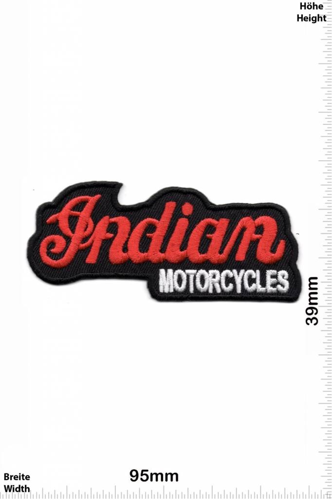 Indian Indian Motorcycles- rot/silber