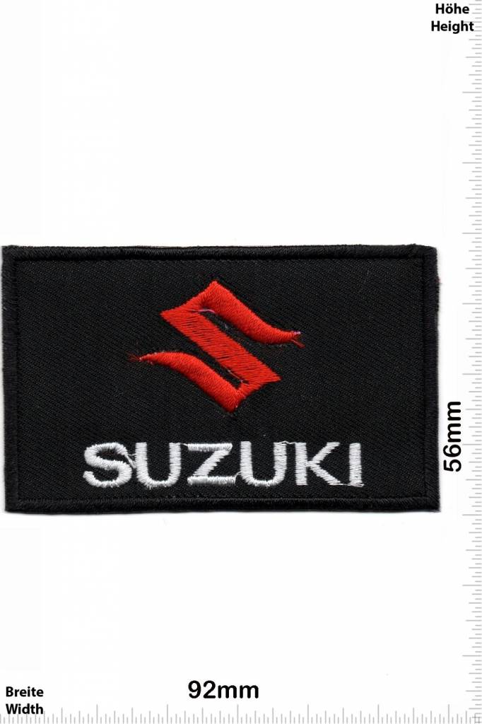 Suzuki Patch -S Suzuki -schwarz - schwarz