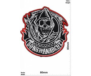 Sons of Anarchy - Patch - Back Patches - Patch Keychains Stickers