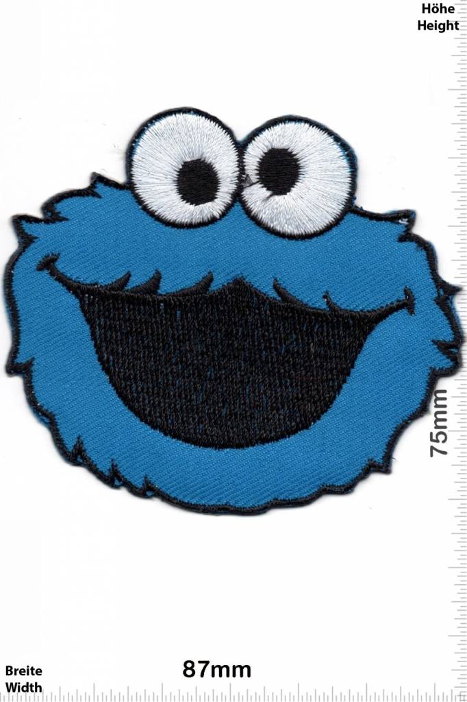 5 stücke/satz Sesamstraße Elmo Krümelmonster Aufnäher für Kleidung  Stickerei Aufbügeln Aufnäher Niedliche DIY Aufkleber Kleidung Kinder  T-Shirt