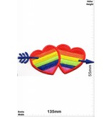 Herz 2 Hearts - 2 Herzen - Regenbogen