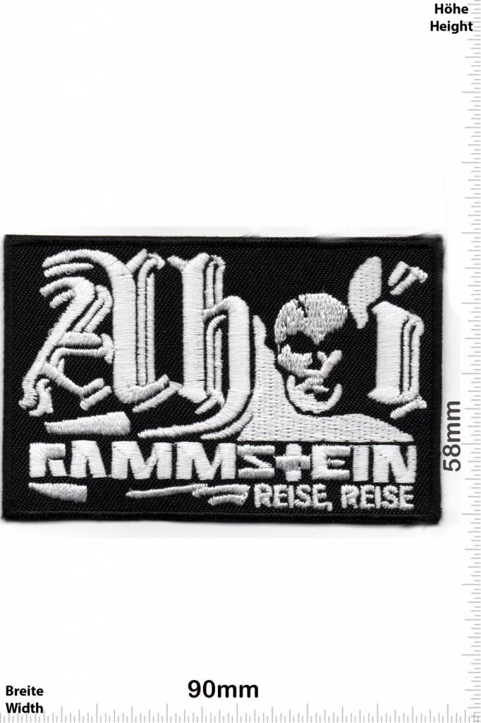 Rammstein Reise Reise Embroidered Patch
