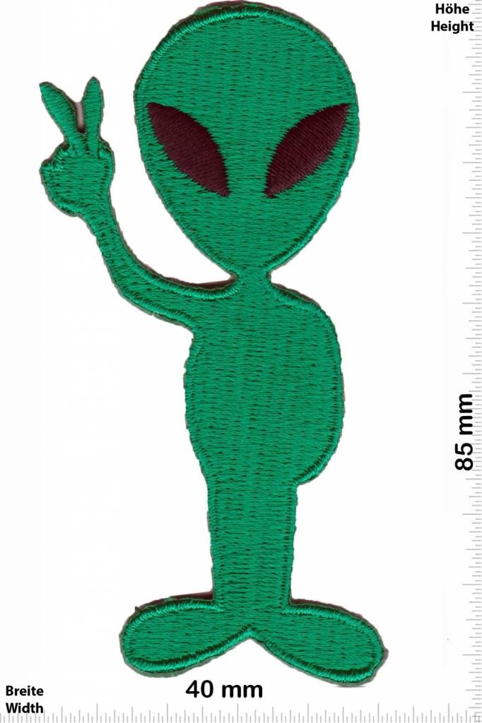 Alien Green Alien - Peace - green