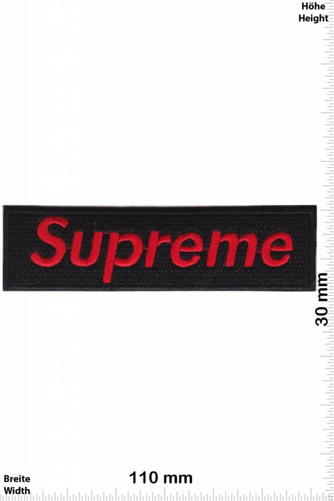 Supreme - Patch - Aufnäher - Aufnäher Shop / Patch - Shop - größter ...