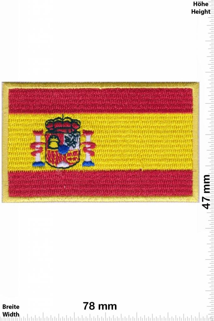 Spain Spanien Patch Back Patches Patch Keychains Stickers Giga Patch Com Biggest Patch Shop Worldwide