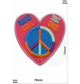 Frieden Herz- Peace - make Love not War