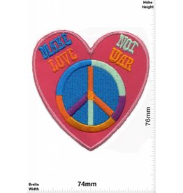 Frieden Heart - Peace - make Love not War