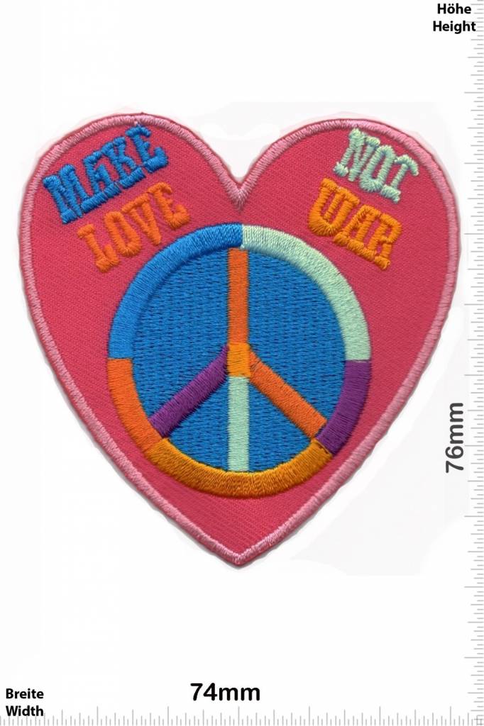Frieden Heart - Peace - make Love not War