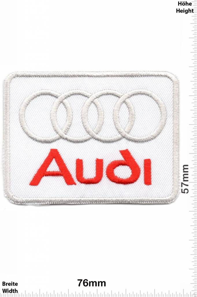 Audi Audi - weiss - rot