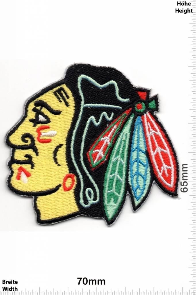 Chicago Blackhawks  Indians - Head - Chicago Blackhawks