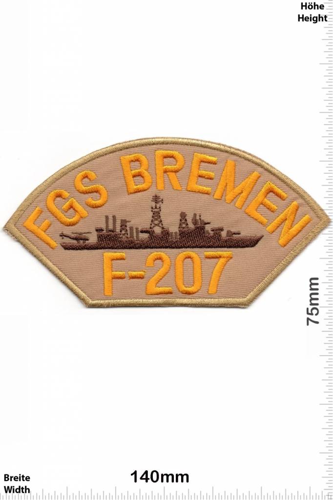 FGS Bremen FGS Bremen - F 207 - BIG  HQ 14 cm - Militär - Military Arme Kriegsschiff -Fregatte