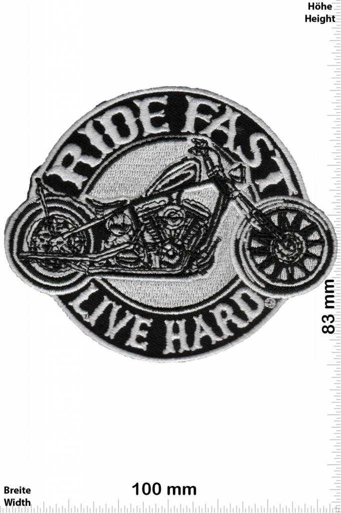 Live Free Ride Fast - Live Hard -  HQ