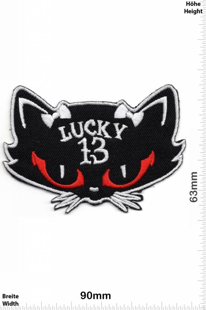 Lucky 13 Lucky 13 - Cat -Cat Head - black