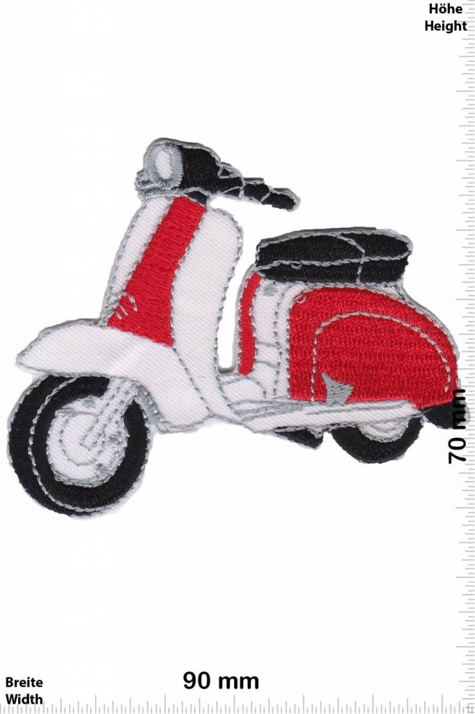Vespa Vespa - Scooter  - red -white