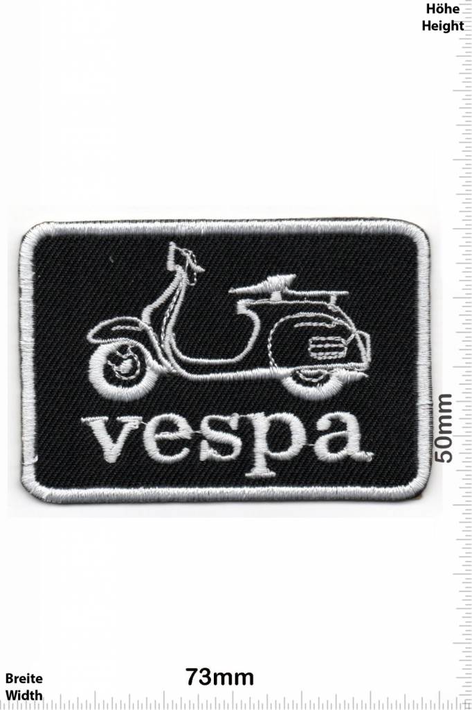 Vespa Vespa -  schwarz - silber