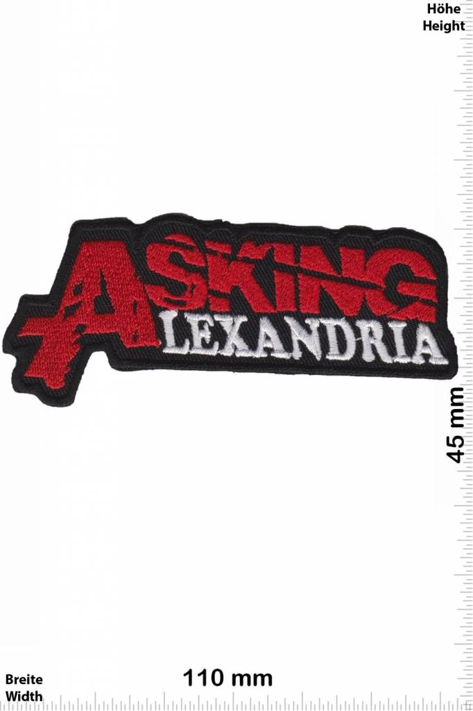 Asking Alexandria  Asking Alexandria - red -silver