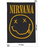 Nirvana Nirvana - Smiley - gold - BIG