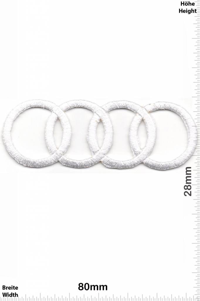 Audi Audi - Rings - white - very delicate and expensive to produce - HQ