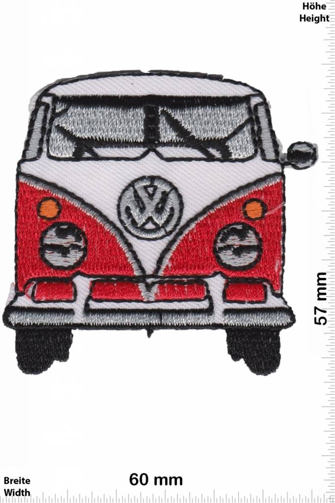 VW,Volkswagen VW Bus  - Bully  - red