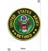 U.S. Navy United States Army - Retired - USA Patch