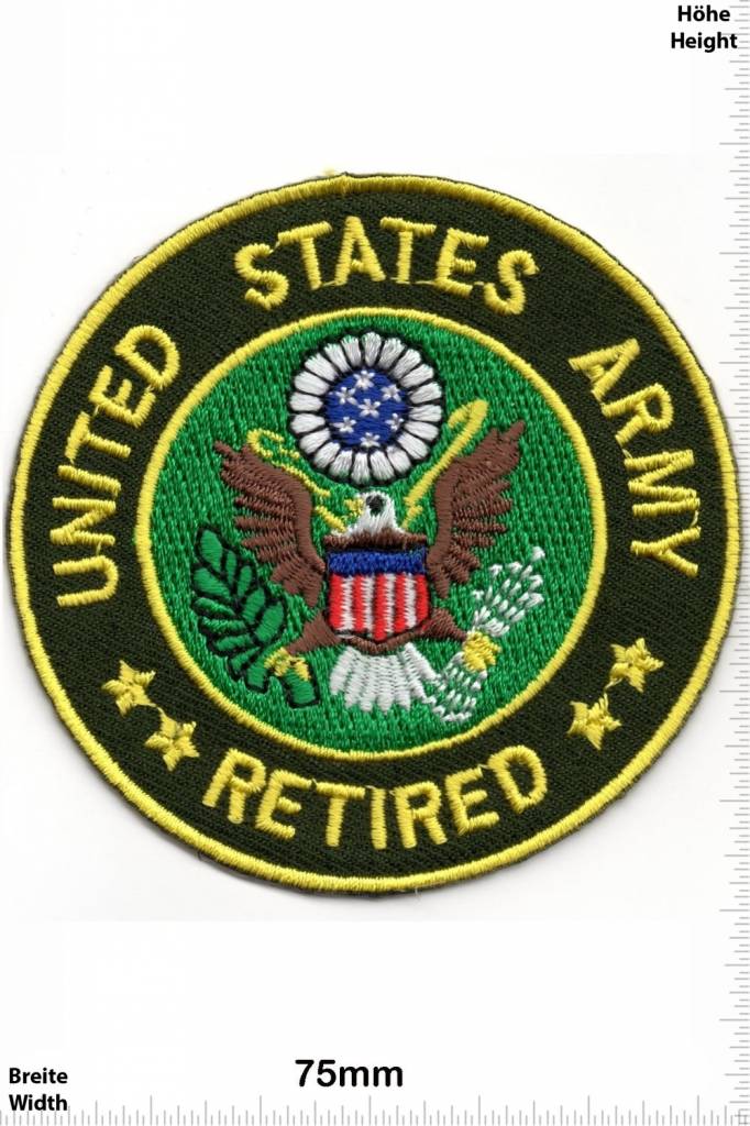 U.S. Navy United States Army - Retired - USA Patch