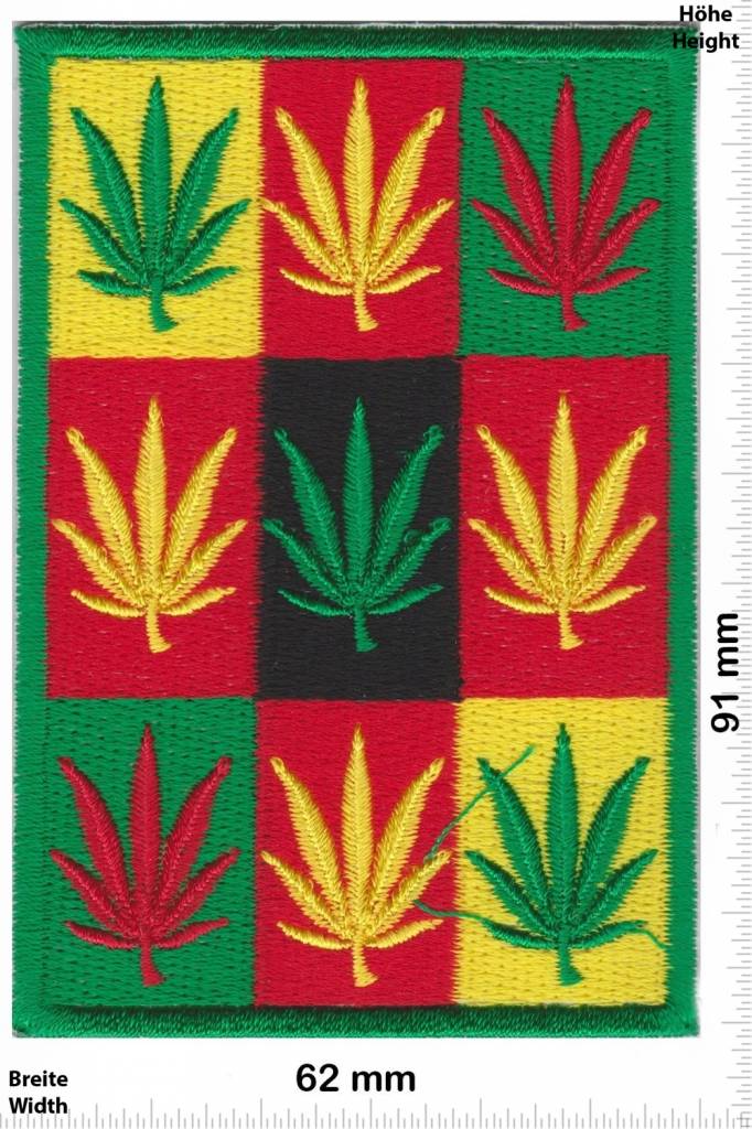 Marihuana,Marijuana - Patch - Back Patches - Patch Keychains Stickers -   - Biggest Patch Shop worldwide