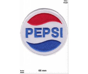 Stickaufnäher Für Kleidung Pepsi Logo Kreis Aufnäher Aufbügeln
