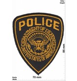 Police Police - Department of Defense - gold  - USA Police