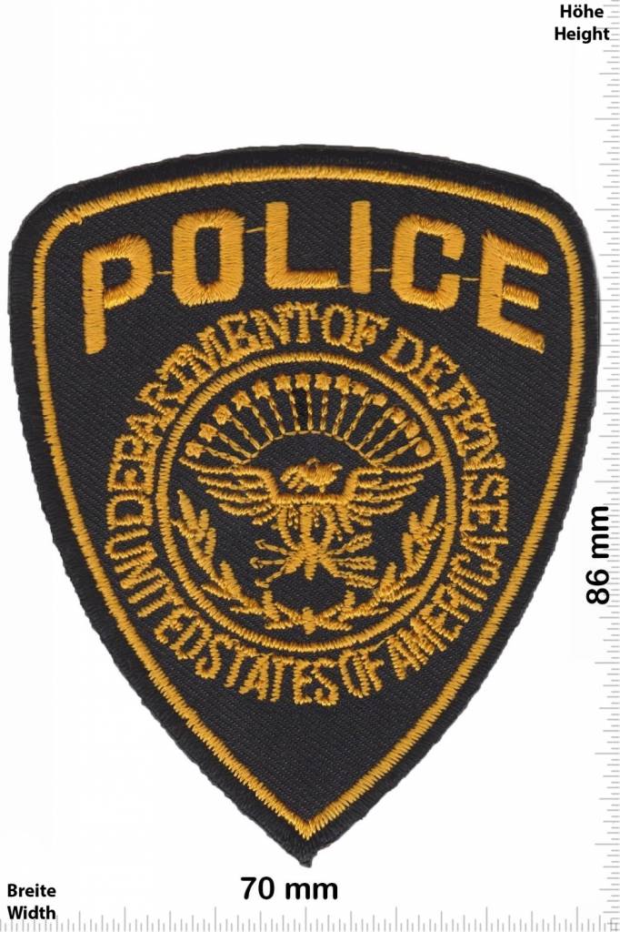 Police - Patches - Patch arrière - Patch Porte-clés Autocollants