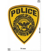 Police Police - Department of Defense - yellow  - USA Police