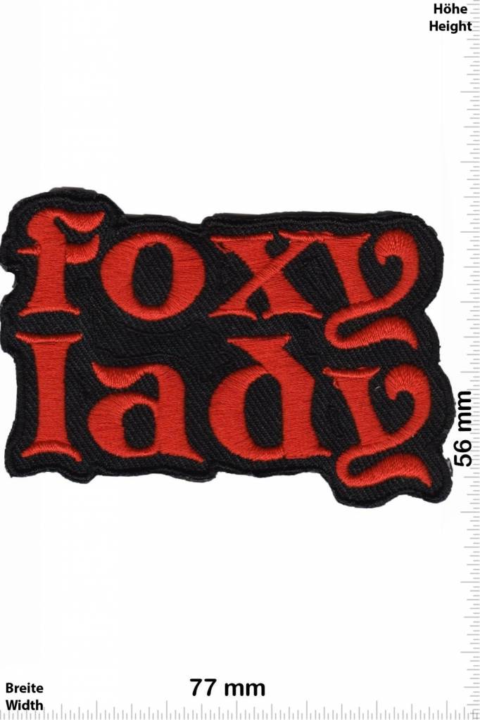 Sprüche, Claims Foxy Lady - rot