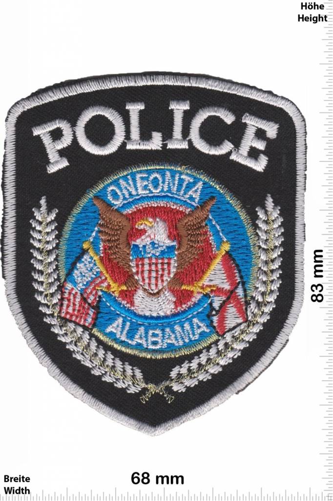 Police - Patches - Patch arrière - Patch Porte-clés Autocollants