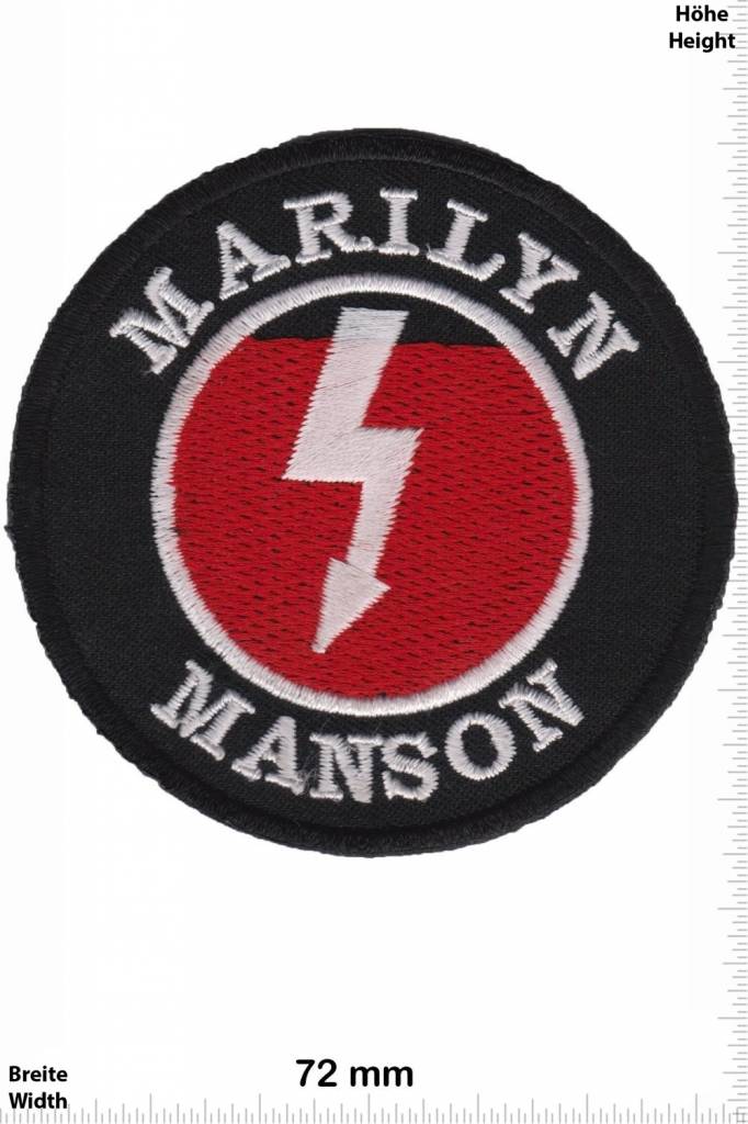 Marilyn Manson - Patch - Back Patches - Patch Keychains Stickers - giga ...