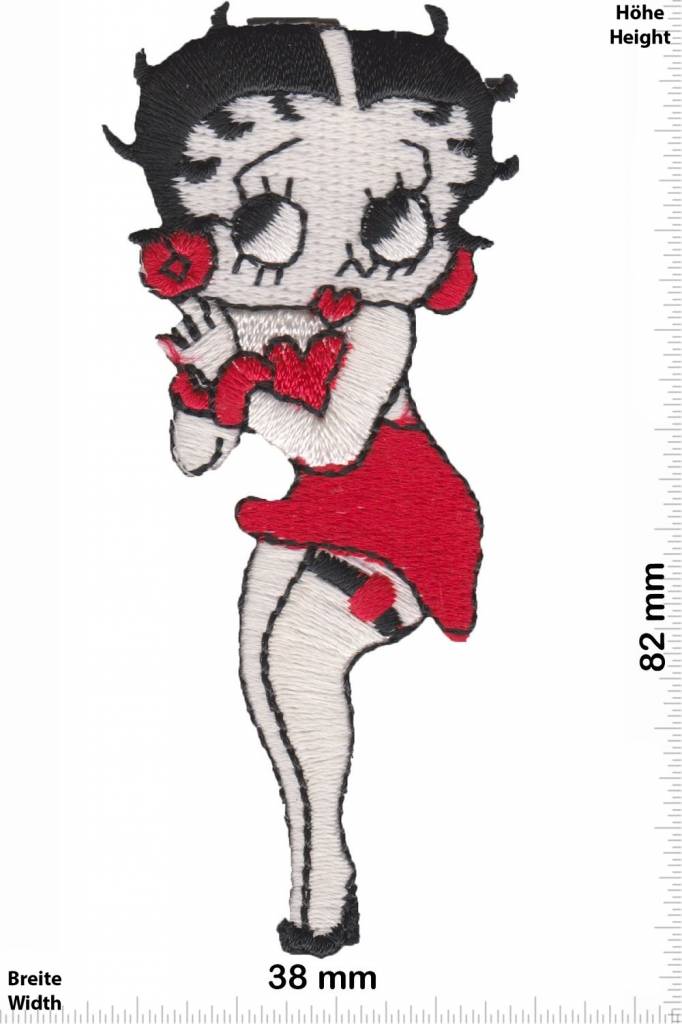 Betty Boop Betty Boop - 3- rot - rot -  Talkartoon - Cartoon Rockabilly - Retro -