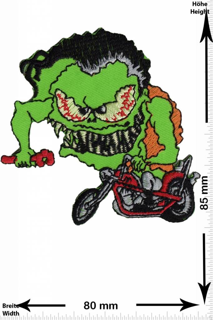 Monster Green Monster Biker - Chopper