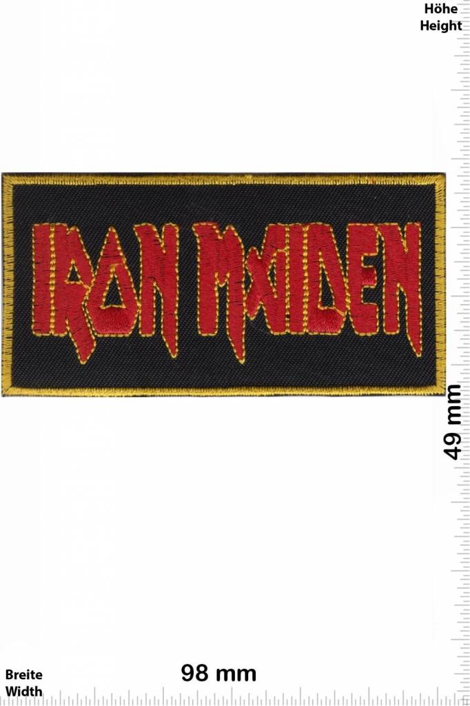 Iron Maiden Iron Maiden - red - gold