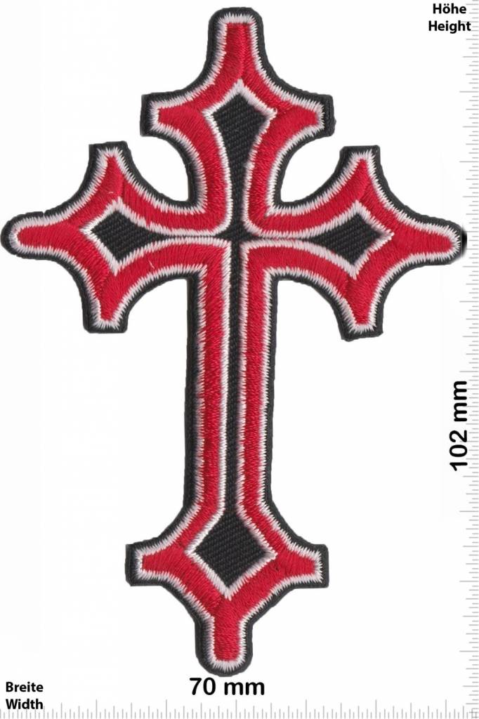 Kreuz Crucifix - red