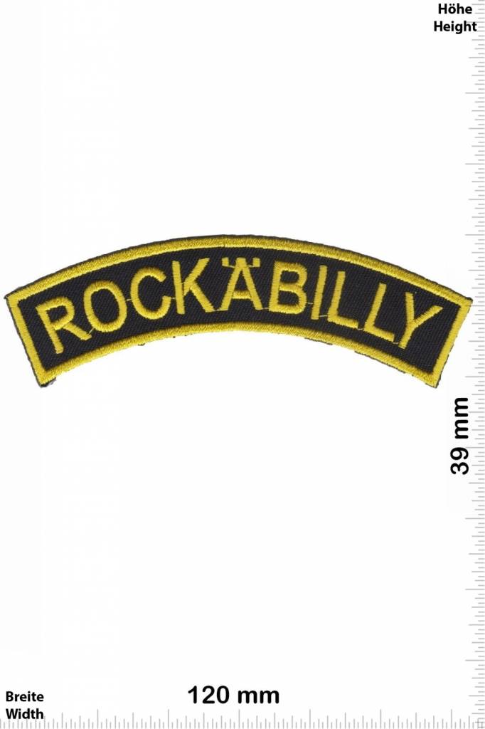 Rockabilly - Patch - Back Patches - Patch Keychains Stickers