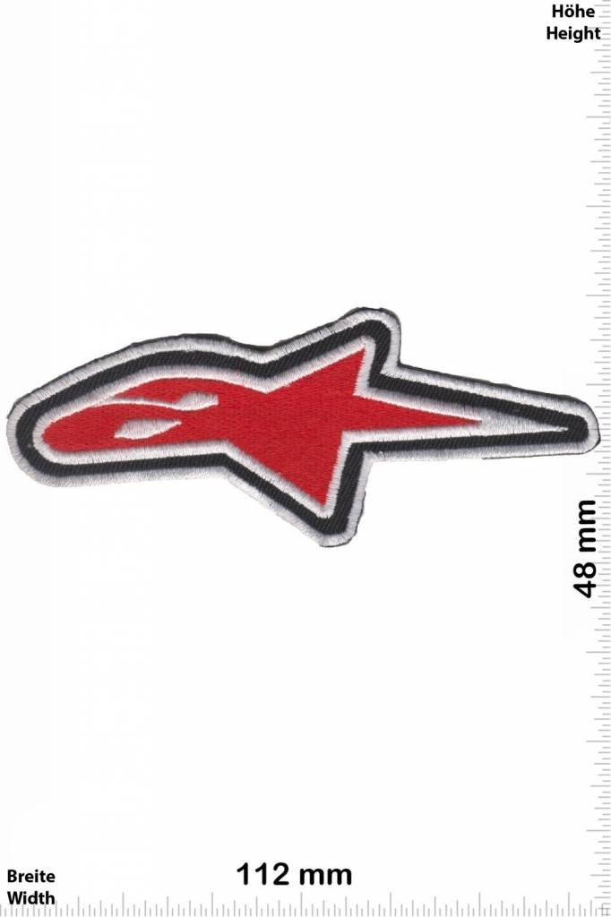 Alpinestars Alpinestars - rot  - logo