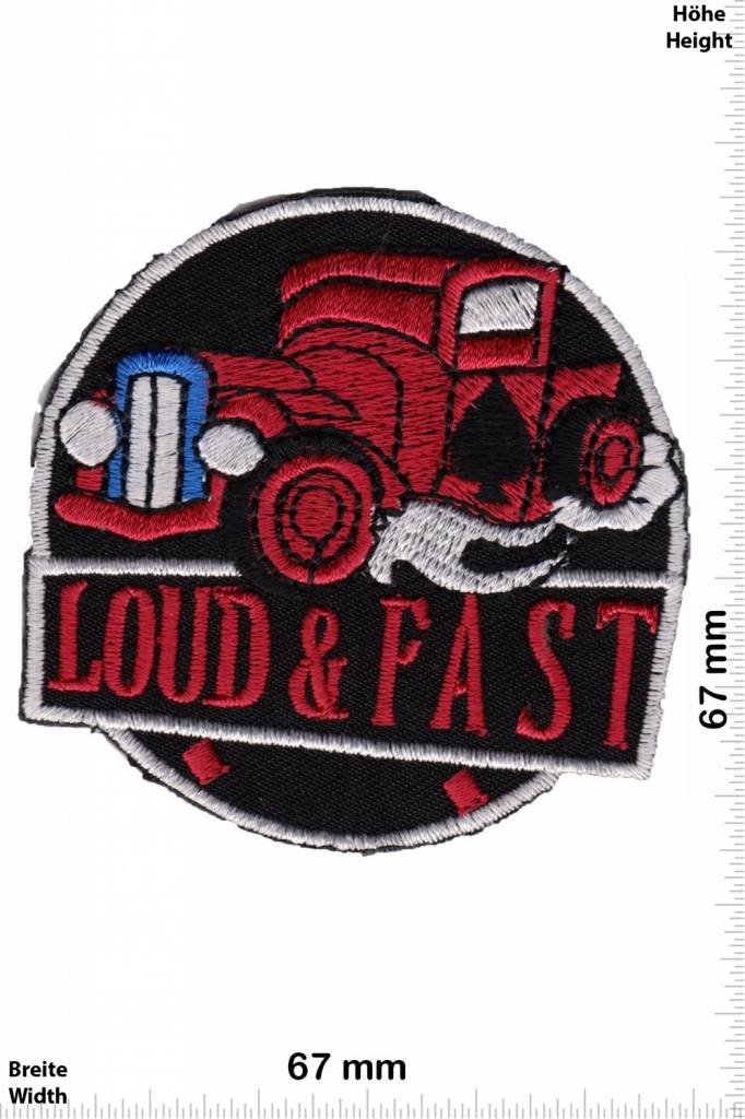 Patch I Loud & Fast - Hot Rod