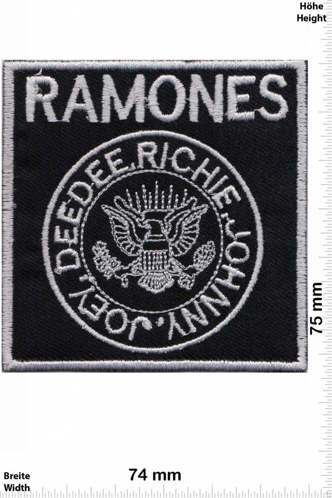 Ramones Ramones - DeeDee - Richie - Johnny - Joey - silver - Punk -Music