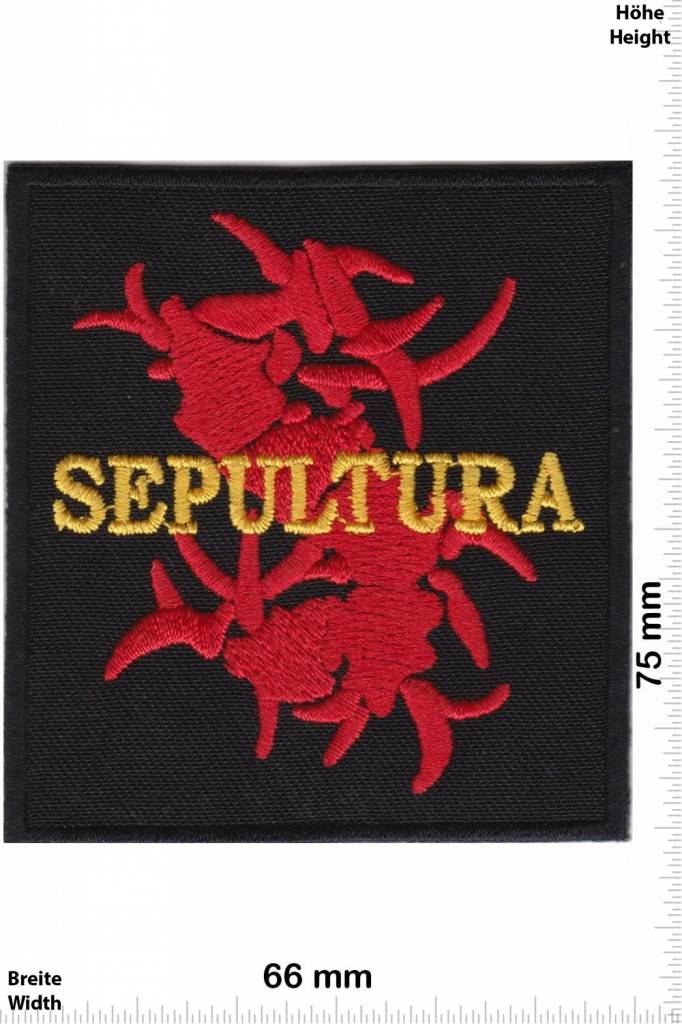 Sepultura Sepultura - red - yellow - Metal-Band