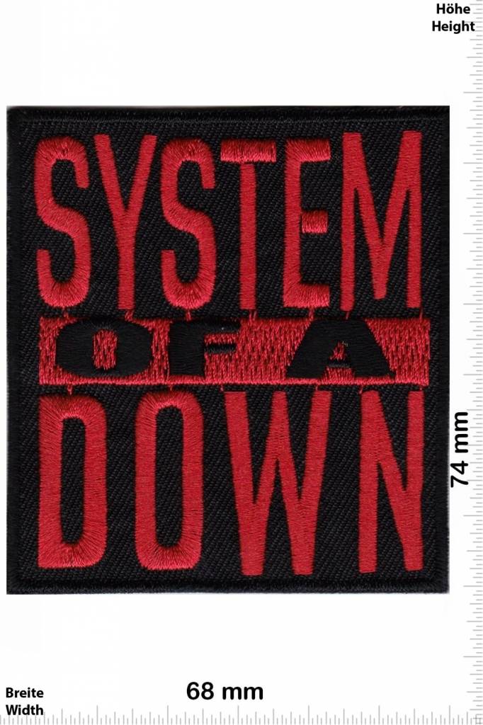 System of a Down System of Down - red - Alternative-Metal-Band