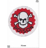 Poison Poison - Skull - Totenkopf -  Glam-Metal