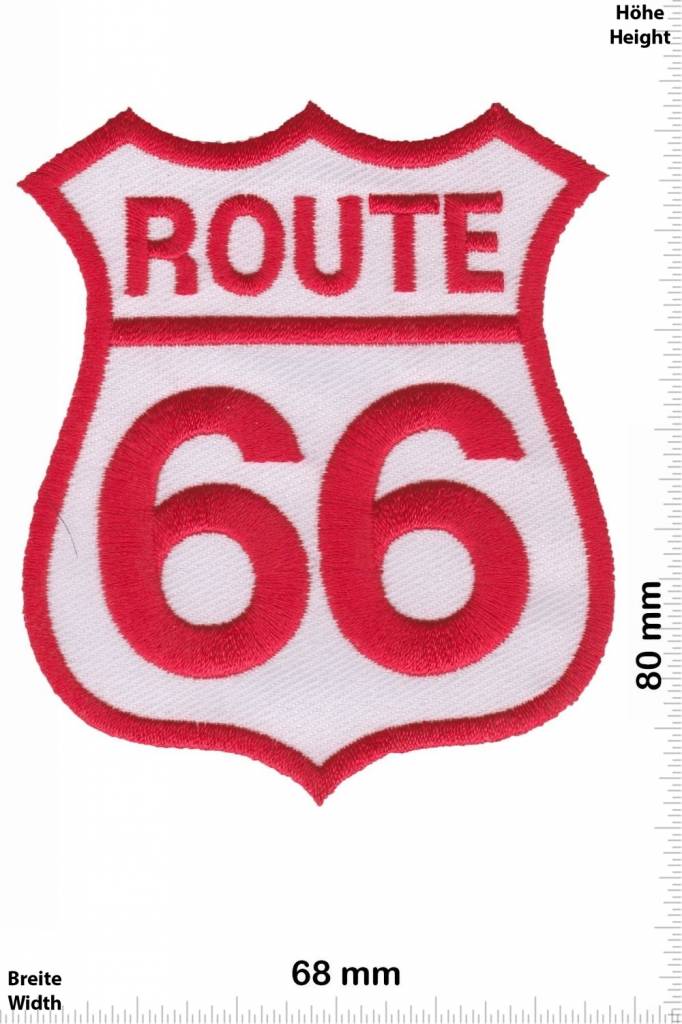 Route 66 Route 66 - red  white