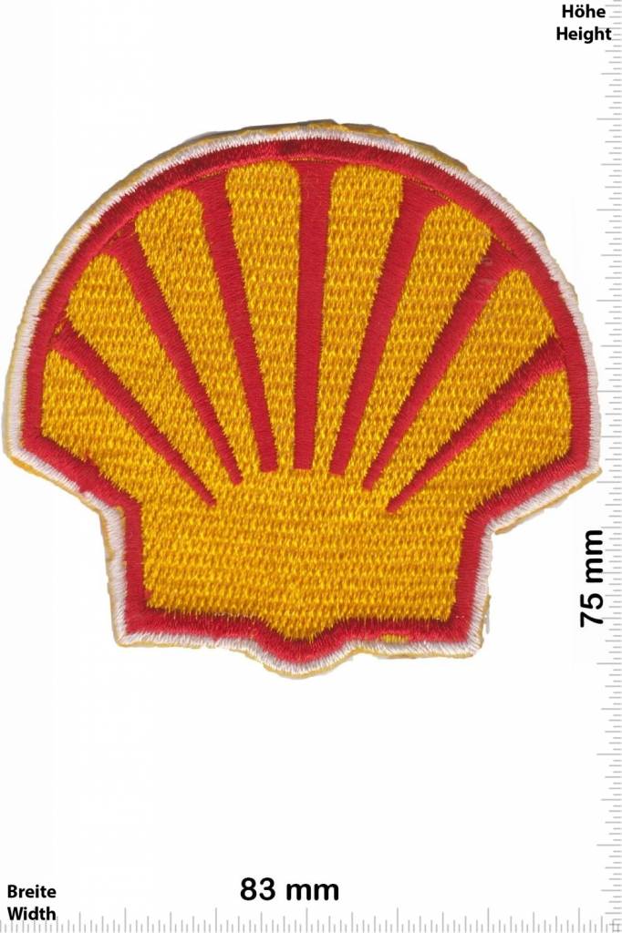 Shell SHELL - red yellow - BIG - Mussel