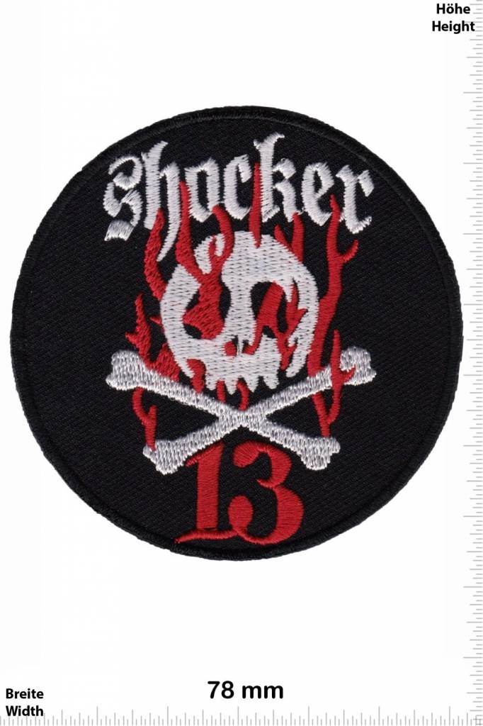 Lucky 13 Shocker 13 -   Skull - round